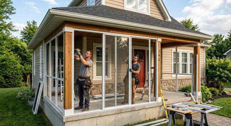 Enclosed Porch Installation in Nashville, TN