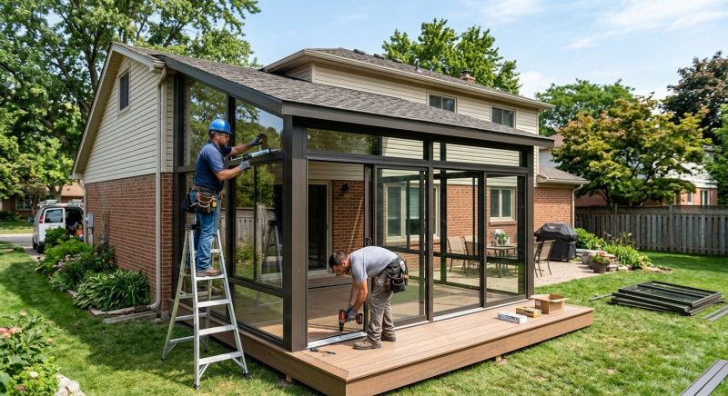 Three Season Room Installation in Austin, TX