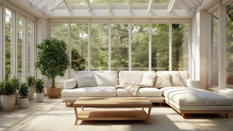 Sunroom Glass Installation