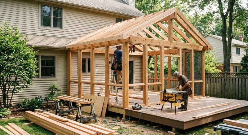 Deck Enclosure Construction in Asheville, NC