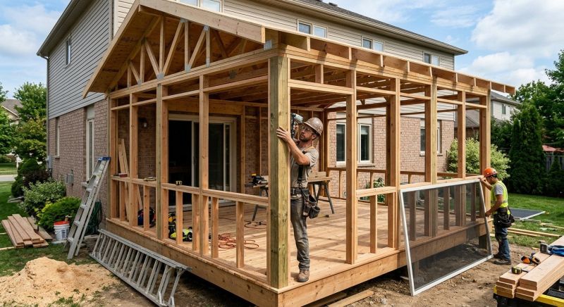 Deck Enclosure Construction in Charlotte, NC