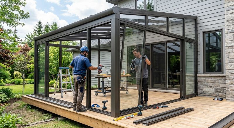 Deck Enclosure Installation in Charlotte, NC