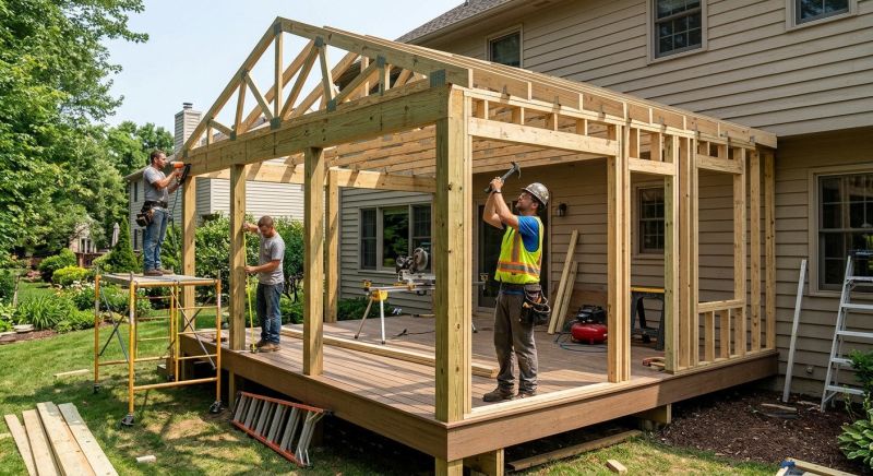 Enclosed Deck Installation in Dallas, TX
