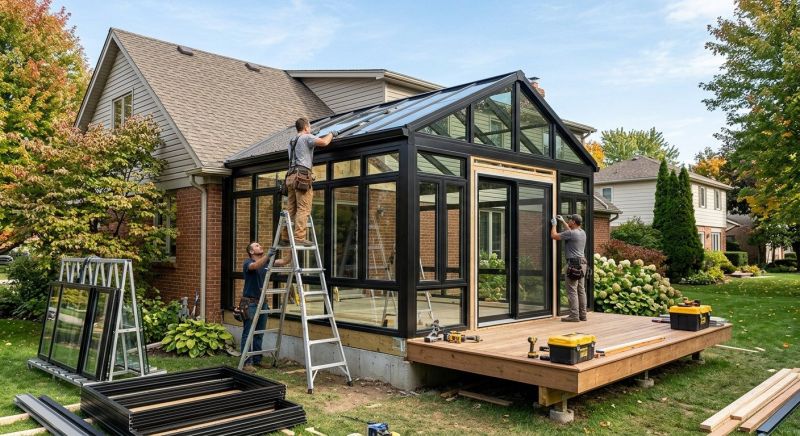 Four Season Room Installation in Charlotte, NC