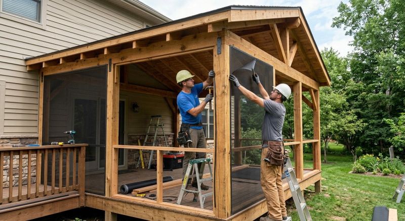 Screened In Porch Installation in Knoxville, TN