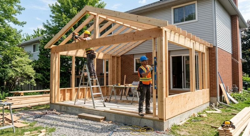 Sunroom Addition Construction in Longmont, CO