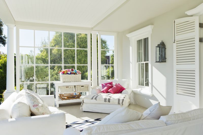 Sunroom with Skylights