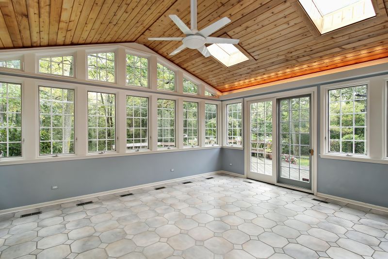 Sunroom Glass Installation