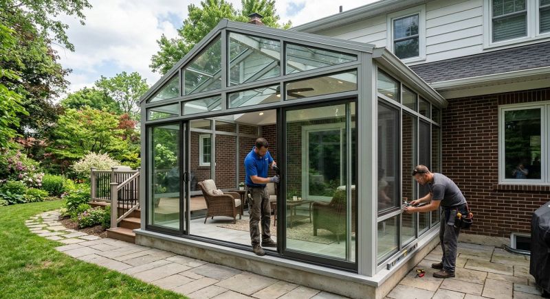 Three Season Room Installation in Charlotte, NC